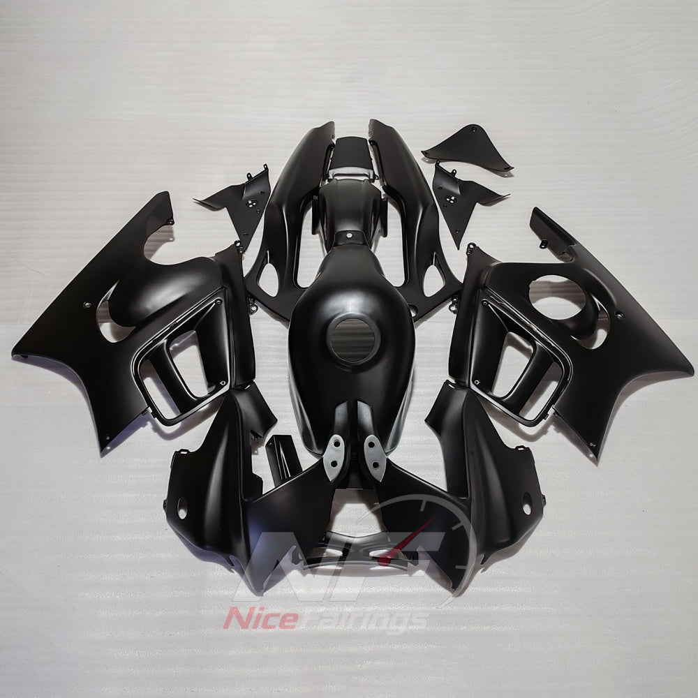 Custom Fairings Fit 1997-1998 HONDA CBR600 F3 - ABS Plastic - Matte Black | NiceFairings - main product image