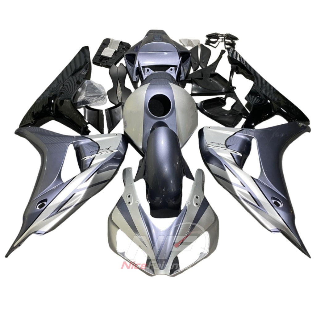 Blue ABS Cowling Set Fits 2006-2007 HONDA CBR1000RR | NiceFairings - paint design NO.8 option image