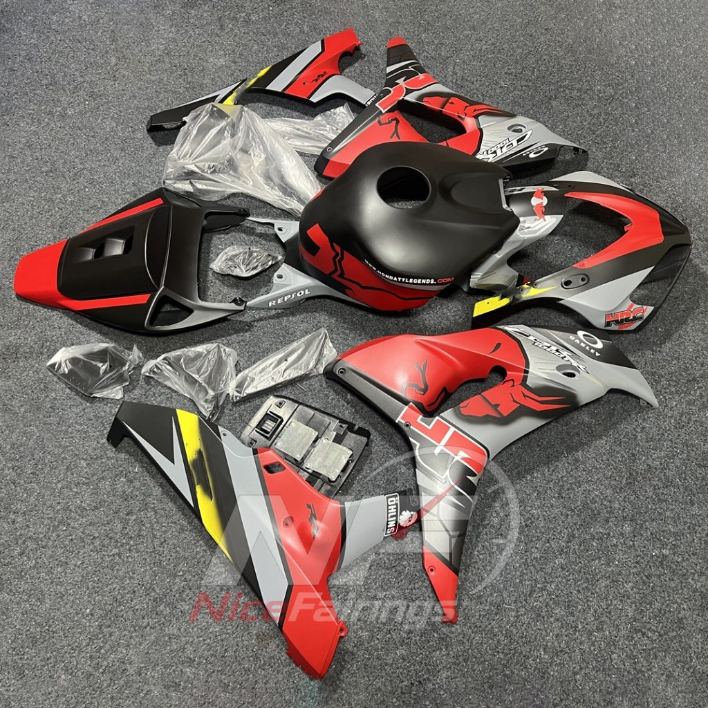 Painted Replacement Body Panels Compatible with 2006-2007 HONDA CBR1000RR | NiceFairings - front angle image