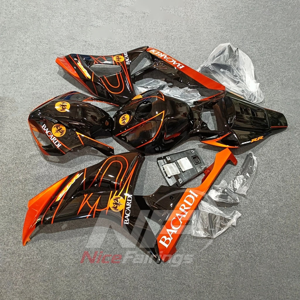 Replacement Injection-Molded Fairing Set Fits HONDA CBR1000RR 2006-2007 | NiceFairings - side angle image