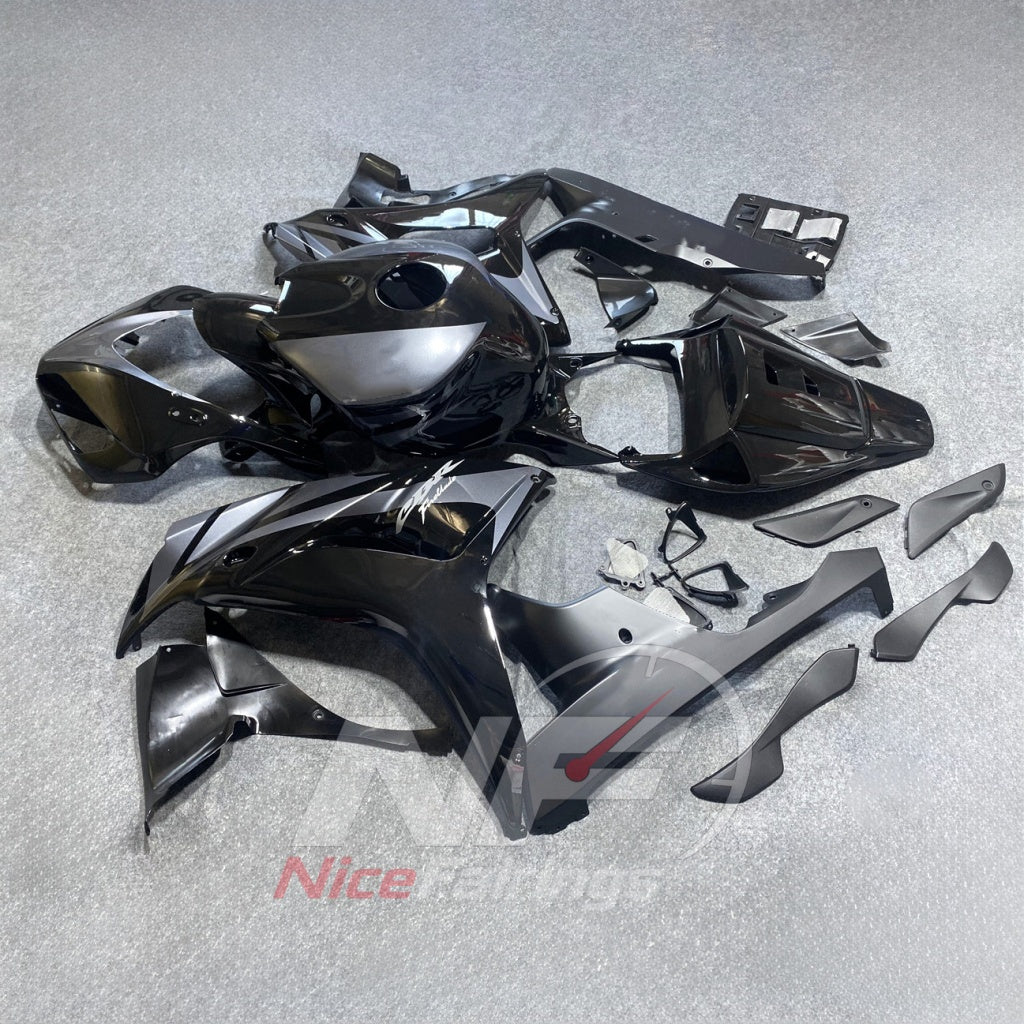 Replacement Black ABS Plastic Cowling Kit Fits 2006-2007 HONDA CBR1000RR | NiceFairings - front angle image