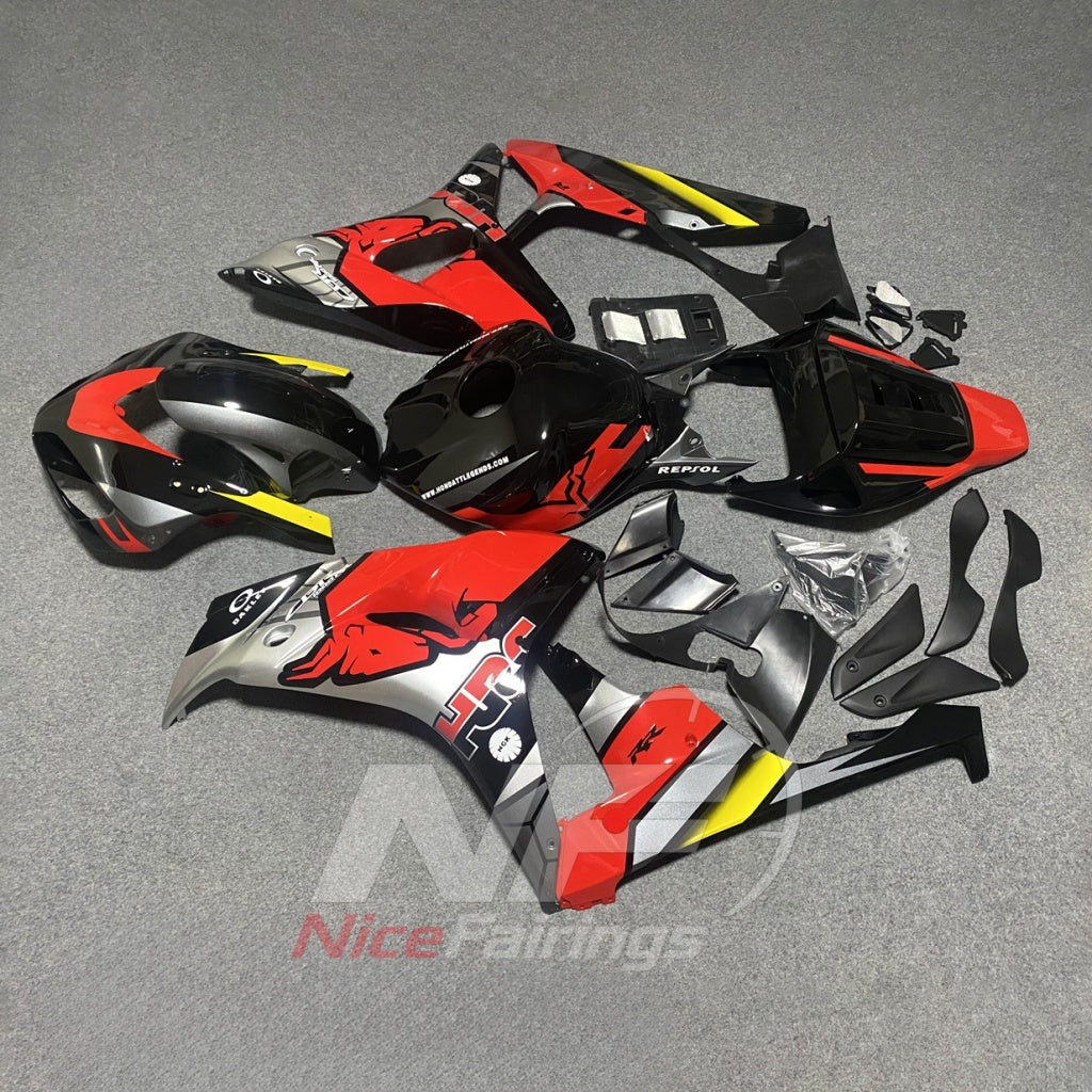 Custom-Painted Motorcycle Fairing Kit Fits HONDA CBR1000RR 2006-2007 | NiceFairings - side angle image