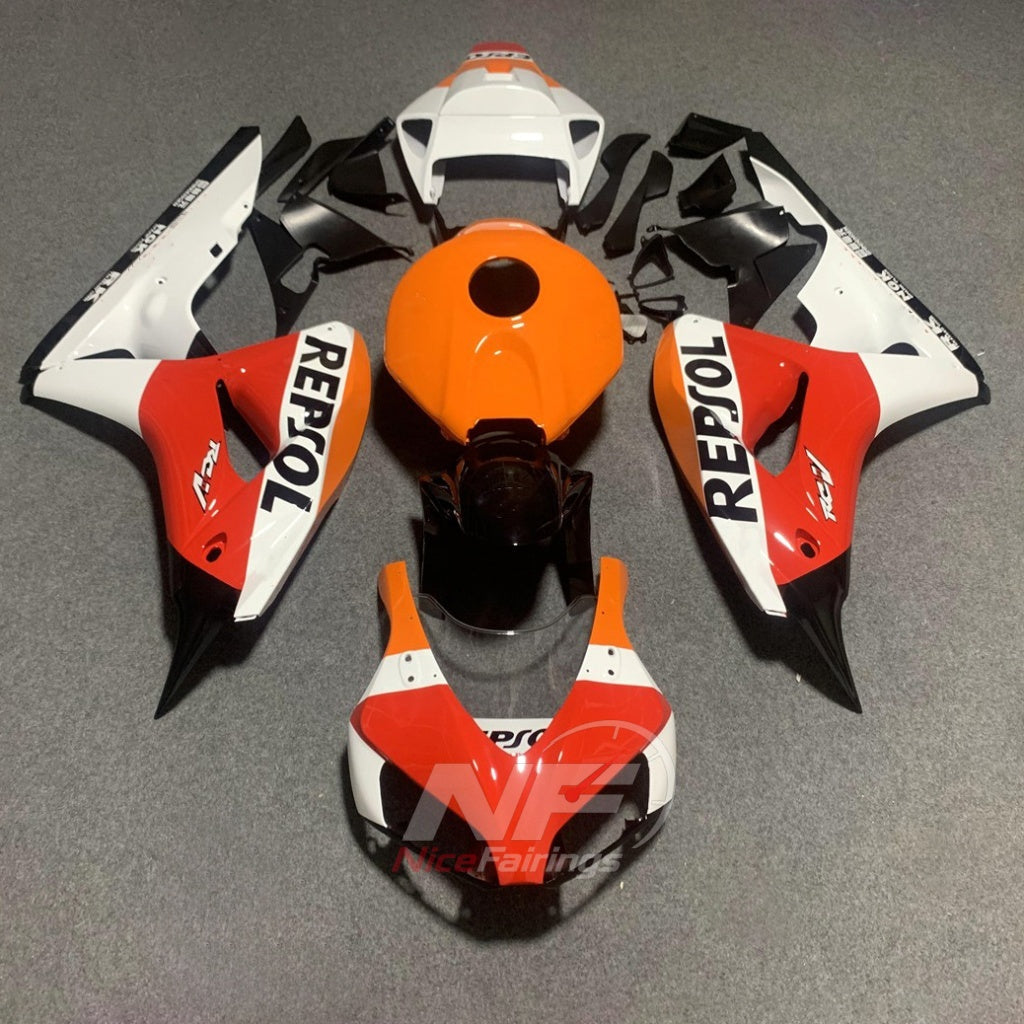 Replacement Injection-Molded Fairing Set Fits HONDA CBR1000RR 2006-2007 | NiceFairings - paint design NO.8 option image