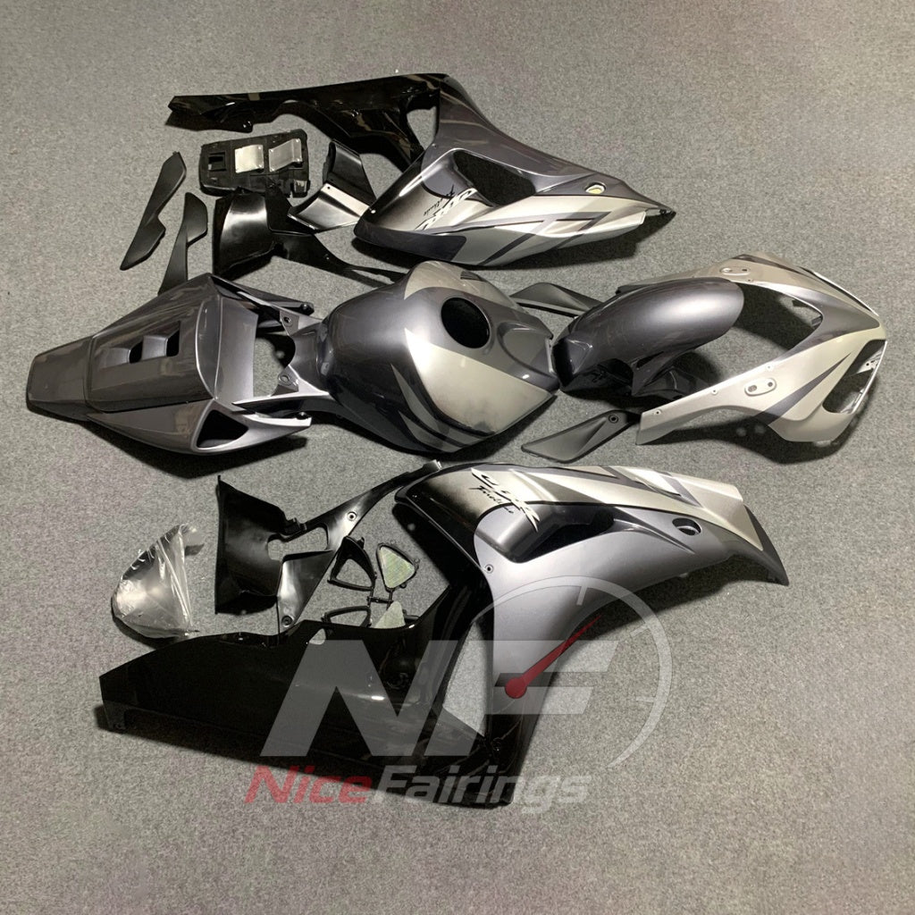 Aftermarket Silver Sportbike Bodywork Set Fits 2006-2007 HONDA CBR1000RR | NiceFairings - front angle image