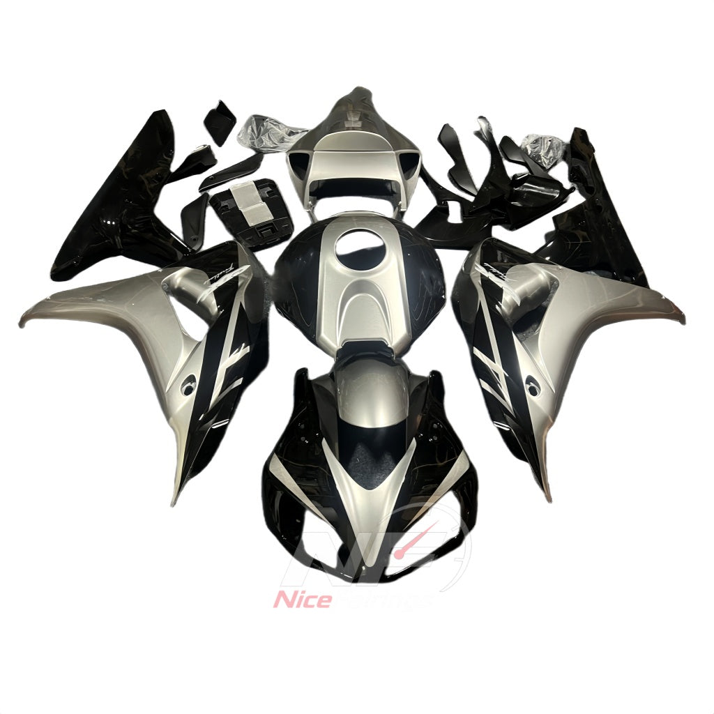 Custom-Painted Black Cowling Panel Set Fits HONDA CBR1000RR 2006-2007 | NiceFairings - paint design NO.7 option image