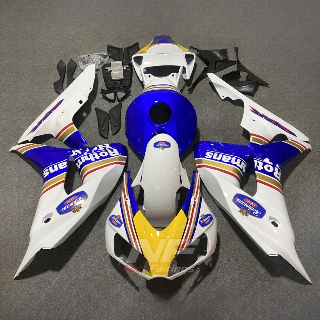 Custom-Painted Black Cowling Panel Set Fits HONDA CBR1000RR 2006-2007 | NiceFairings - paint design NO.8 option image