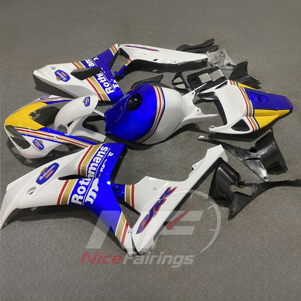 Aftermarket Replacement Body Panels Compatible with 2006-2007 HONDA CBR1000RR | NiceFairings - front angle image