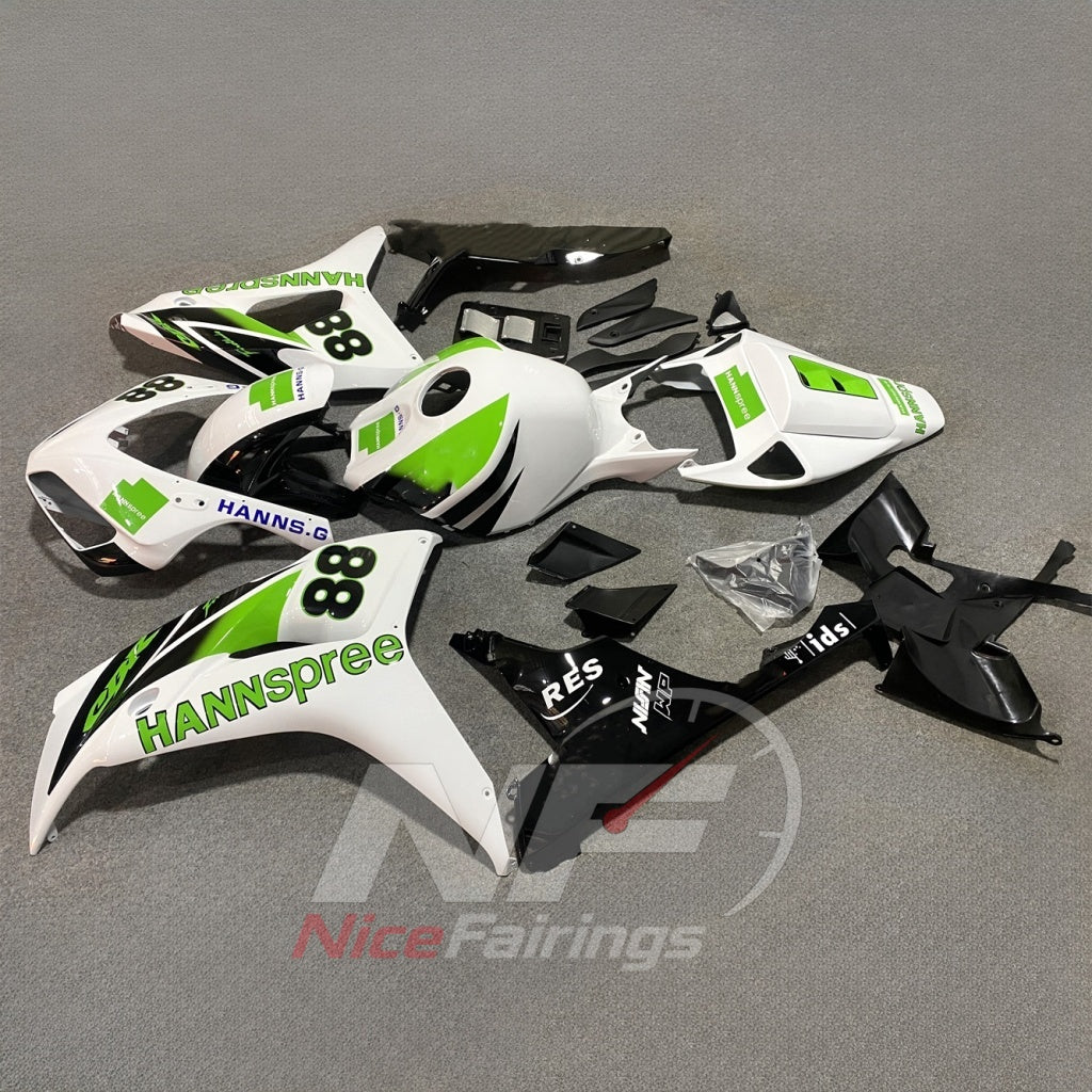 ABS Cowling Panels Compatible with 2006-2007 HONDA CBR1000RR | NiceFairings - front angle image