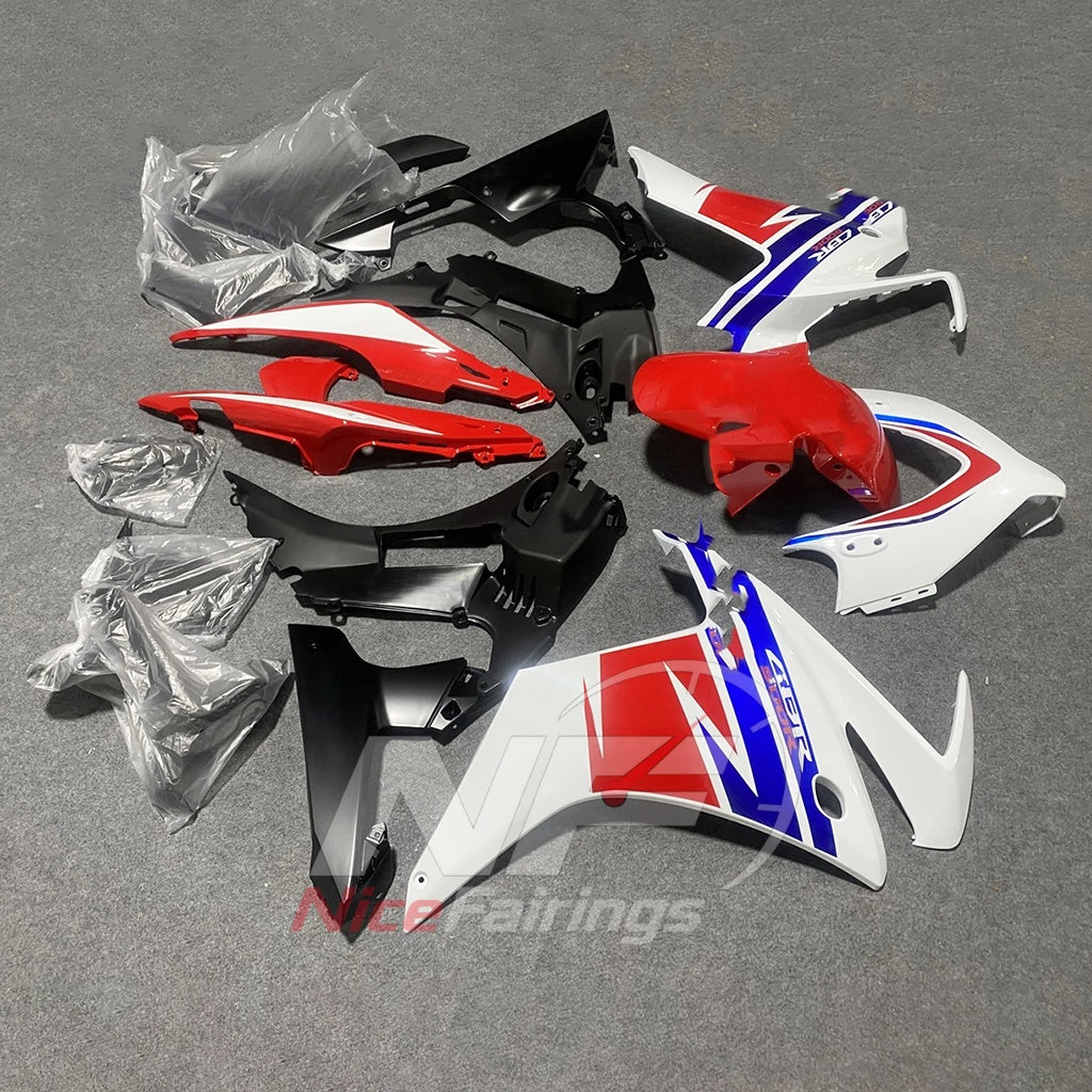 ABS Injection Fairing Kit Fits HONDA CBR500R 2013-2015 - Design 01 | NiceFairings - side angle image