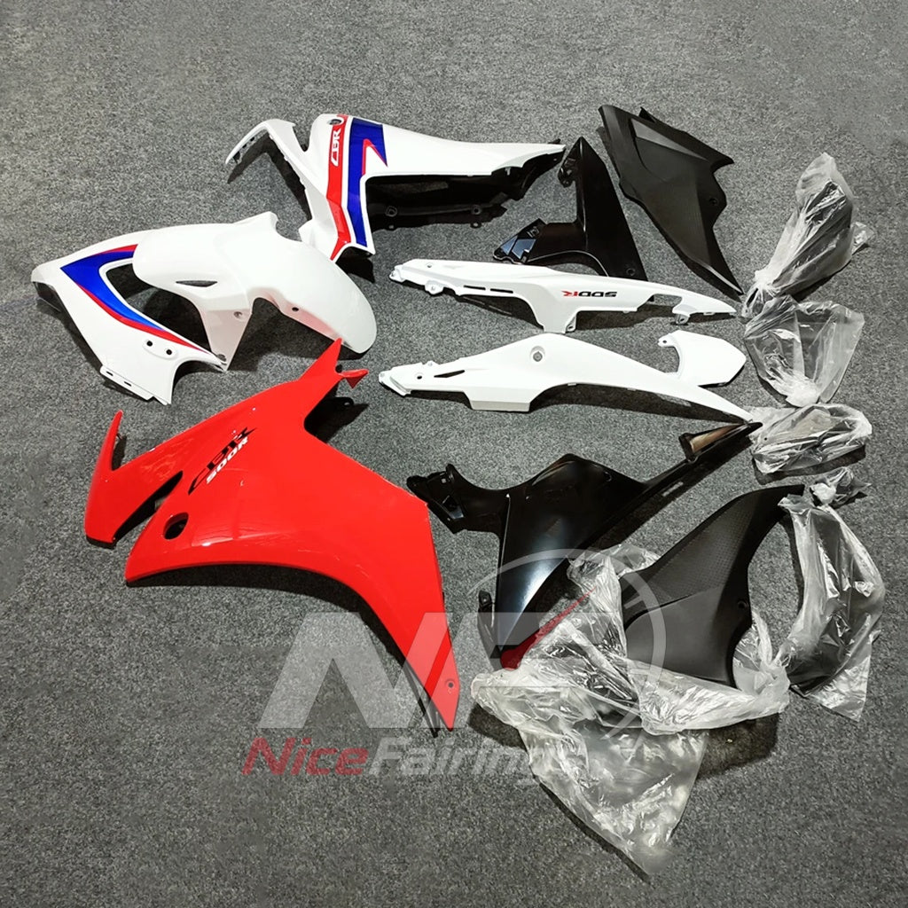 Injection-Molded ABS Bodywork Set Fits HONDA CBR500R 2013-2015 - Design 04 | NiceFairings - side angle image