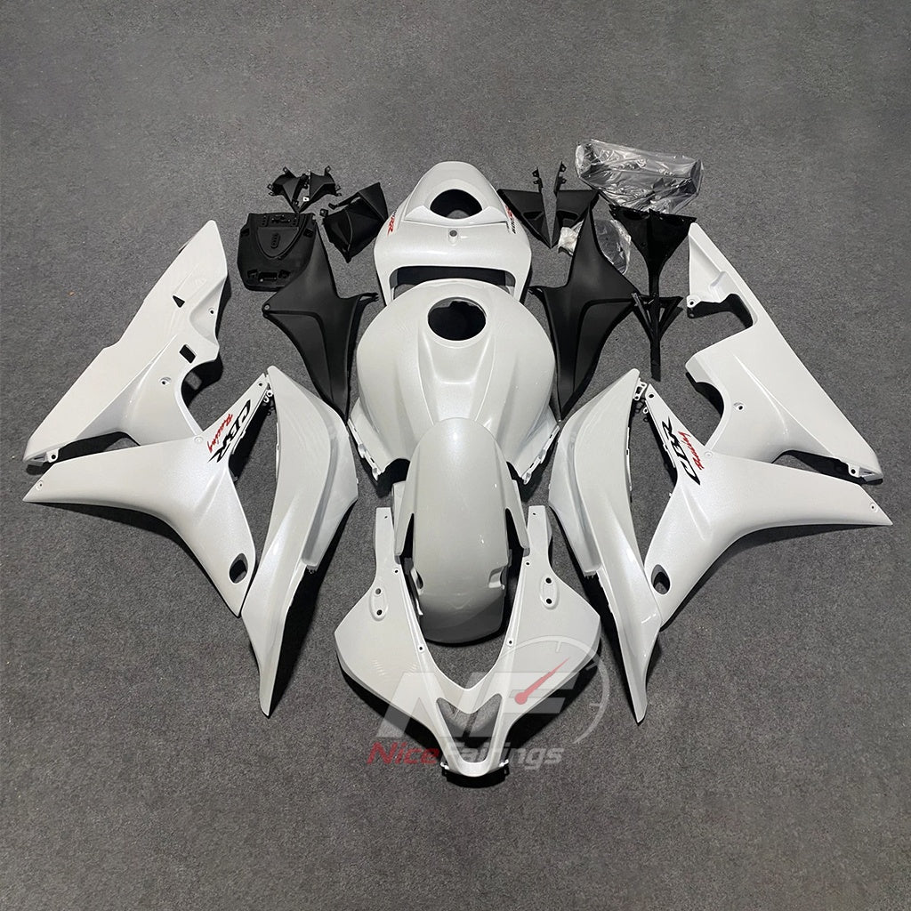 Painted White ABS Body Panel Kit Fits 2007-2008 Honda CBR600RR F5 | NiceFairings - main product image