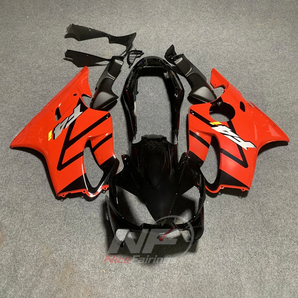 ABS Plastic Fairing Kit Fits 2004-2007 HONDA CBR600 F4i - ABS Plastic - Orange Black | NiceFairings - main product image