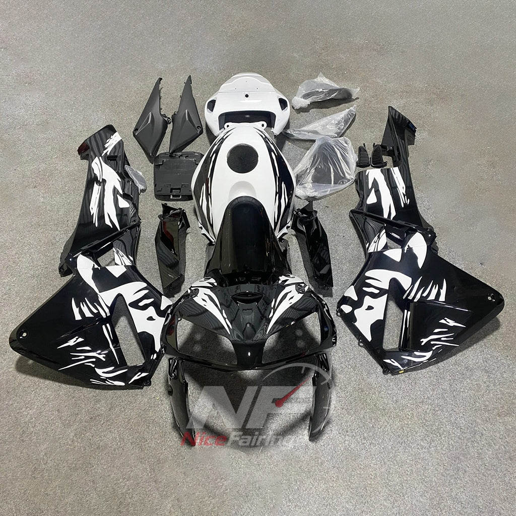 Replacement Injection-Molded Plastics Set Compatible with Honda CBR600RR F5 2005-2006 | NiceFairings - paint design NO.2 option image