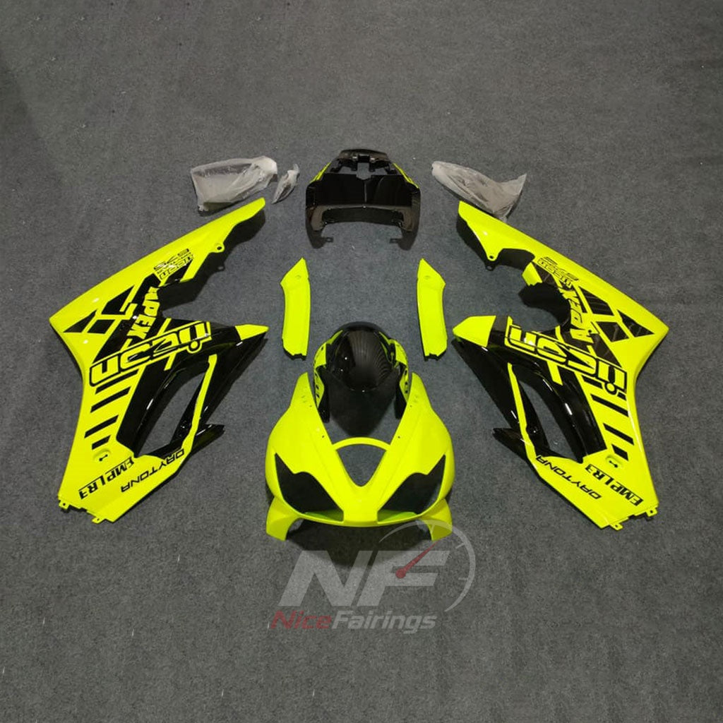 Replacement Fairings Fit 2006-2008 TRIUMPH Daytona 675 - ABS Plastic Bodywork - Green | NiceFairings - paint design NO.5 option image