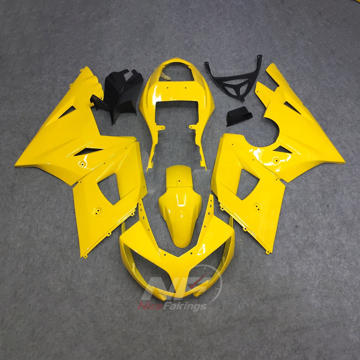 Sportbike Fairing Kit Fits 2003-2005 TRIUMPH Daytona 600/650 - Handmade ABS Bodywork - Red | NiceFairings - paint design NO.9 option image
