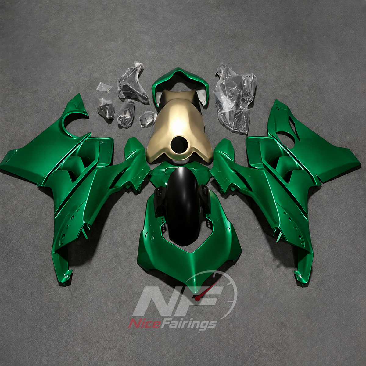 Pro-Series ABS Motorcycle Fairings Compatible with DUCATI Panigale V4 V4S 2020-2021 | NiceFairings - paint design NO.4 option image