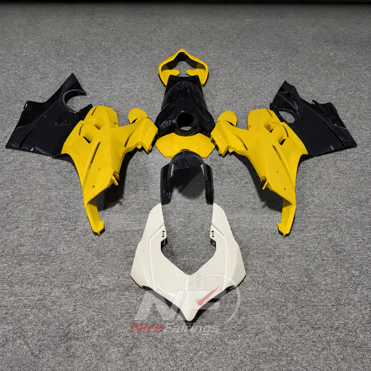 High-Precision ABS Plastic Fairing Set Fits 2020-2021 DUCATI Panigale V4 V4S - Superbike Upgrade | NiceFairings - paint design NO.5 option image