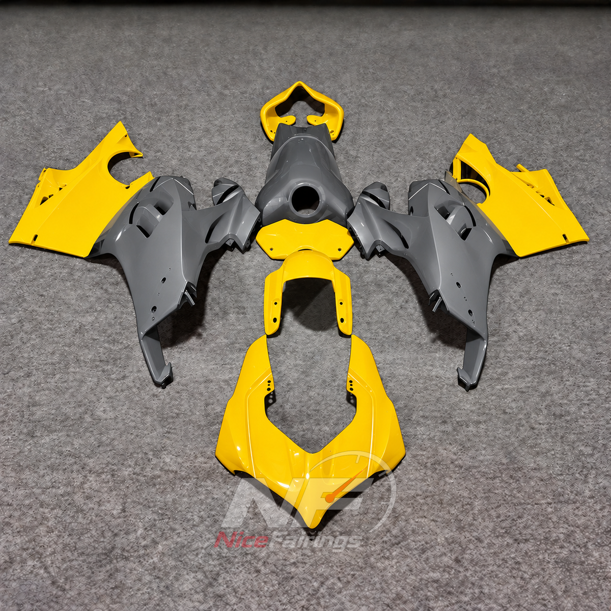 High-Precision ABS Plastic Fairing Set Fits 2020-2021 DUCATI Panigale V4 V4S - Superbike Upgrade | NiceFairings - paint design NO.7 option image
