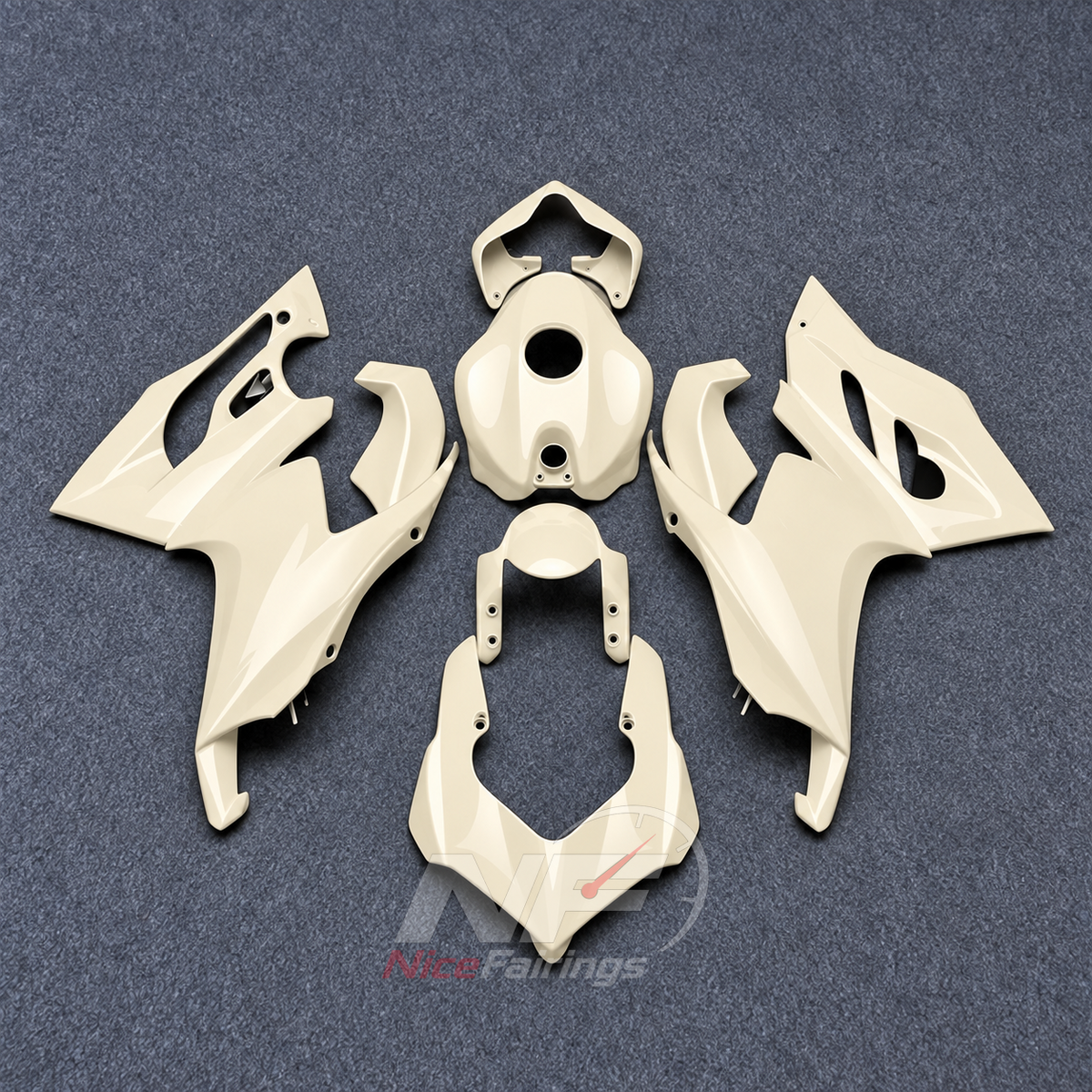 ABS Plastic Cowling Kit Fits DUCATI Panigale V2 2020-2022 - Painted | NiceFairings - paint design NO.3 option image