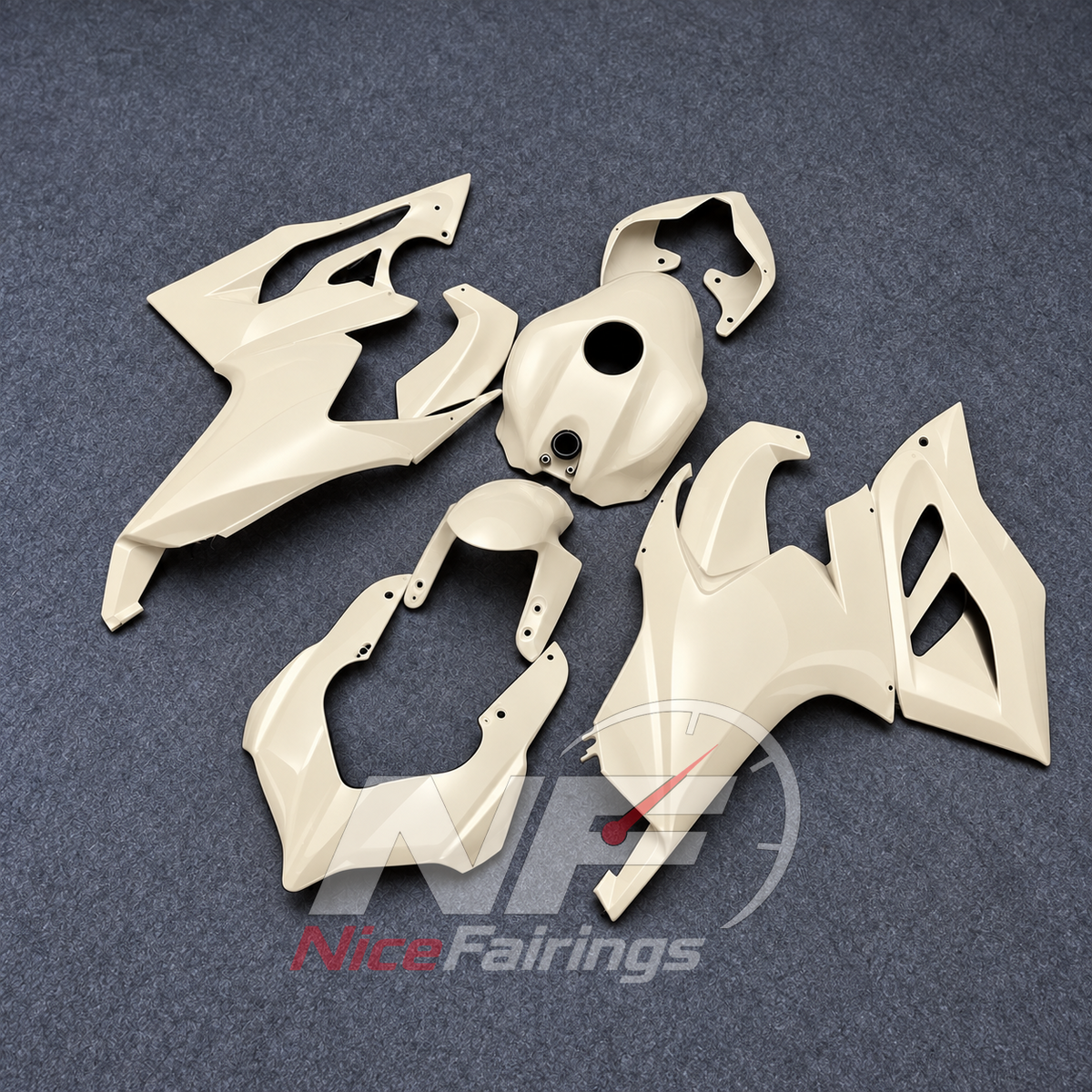 Injection-Molded Bodywork Set Fits DUCATI Panigale V2 2020-2022 - Aftermarket | NiceFairings - side angle image