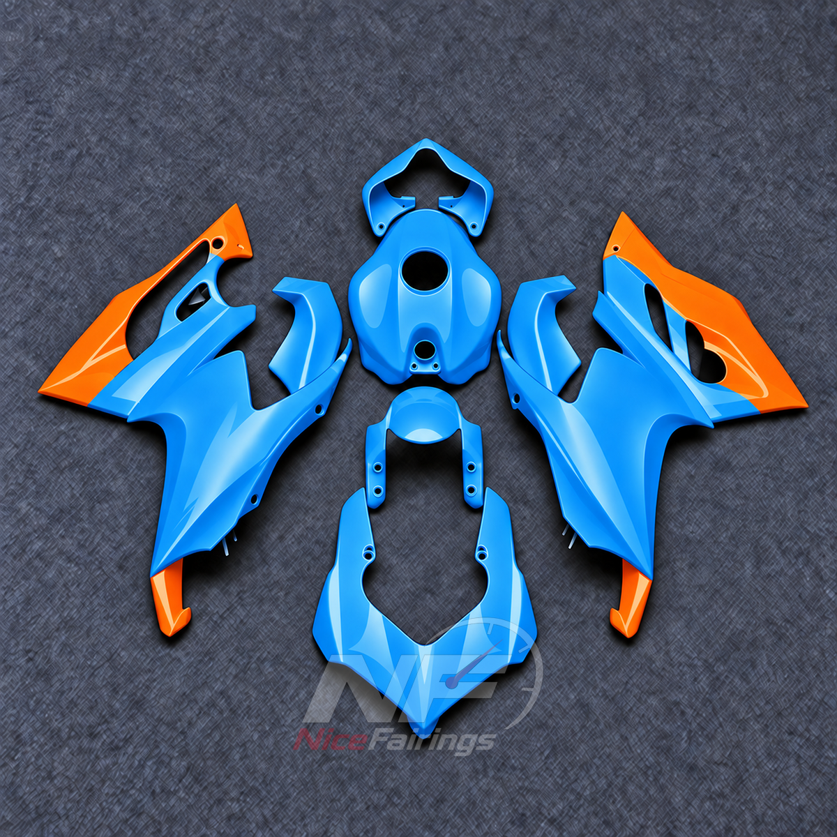 ABS Fairing Panel Kit Fits DUCATI Panigale V2 2020-2022 - Custom-Painted | NiceFairings - main product image