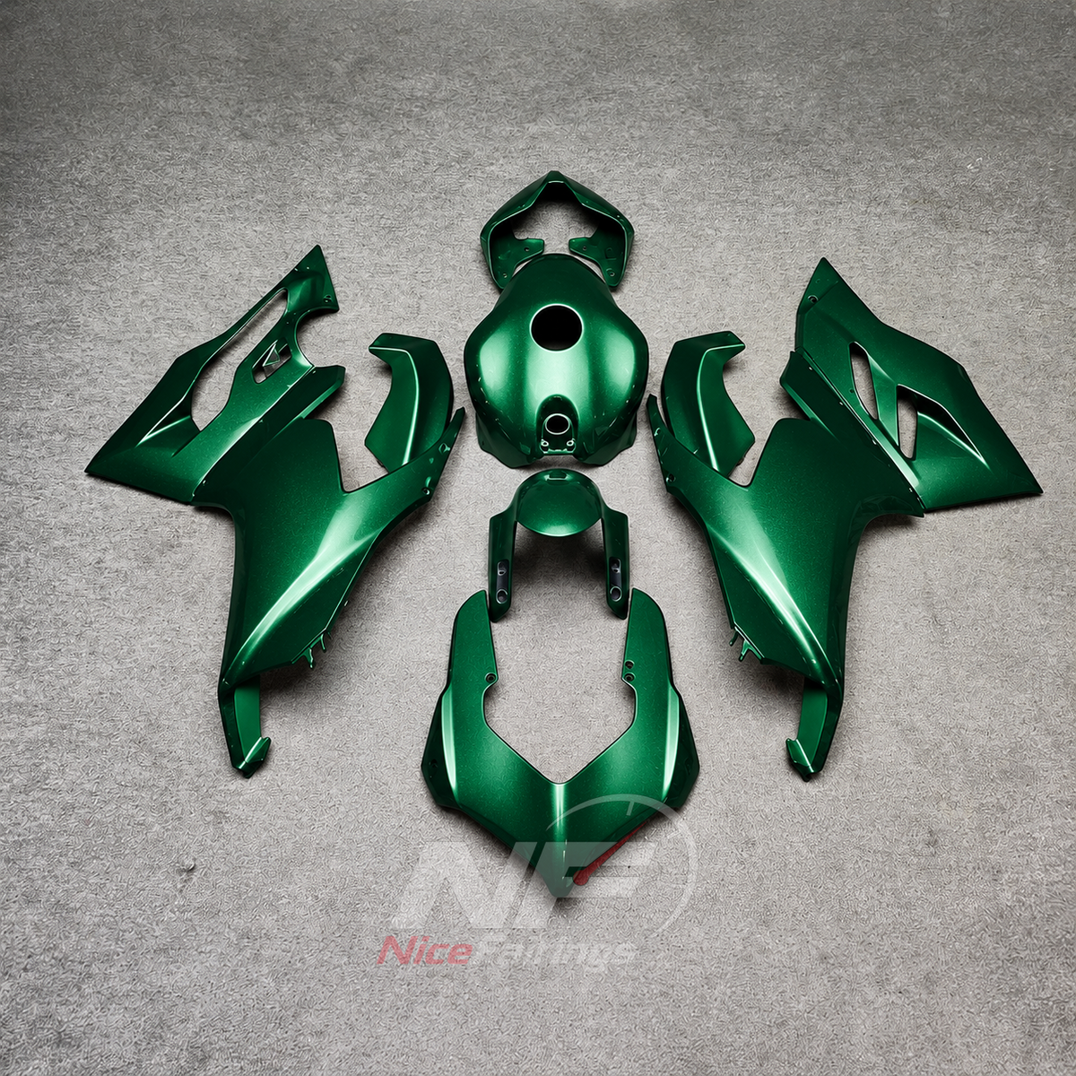 Injection-Molded Bodywork Set Fits DUCATI Panigale V2 2020-2022 - Aftermarket | NiceFairings - paint design NO.6 option image