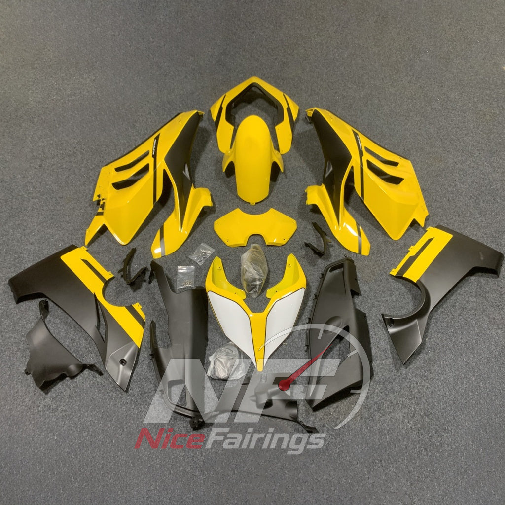 Ready-To-Install ABS Plastic Cowling Kit Fits 2020-2021 DUCATI Panigale V4 V4S - Factory Custom | NiceFairings - side angle image