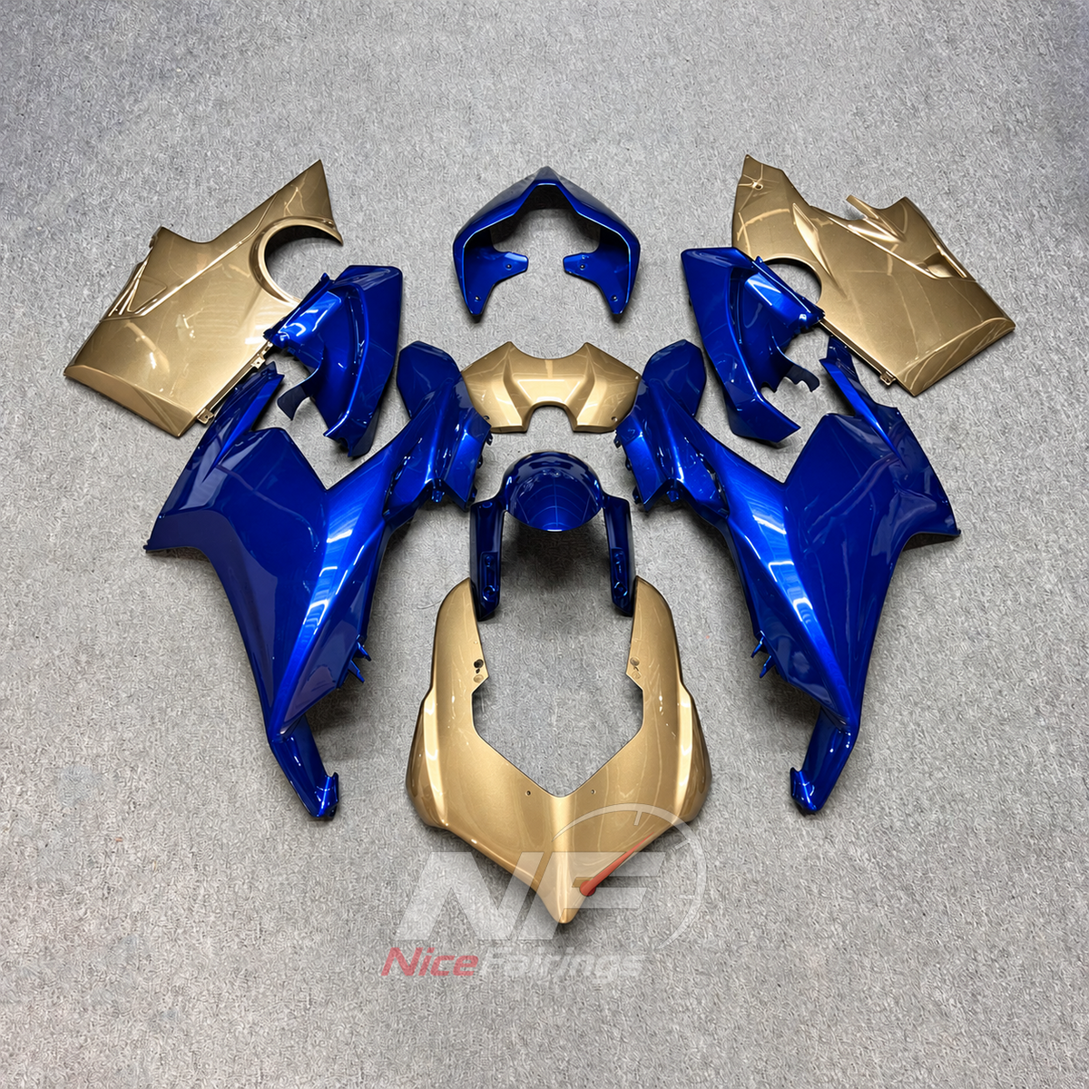 Injection-Molded Cowling Set Fits DUCATI Panigale V4 V4S 2018-2019 - Replacement | NiceFairings - paint design NO.7 option image