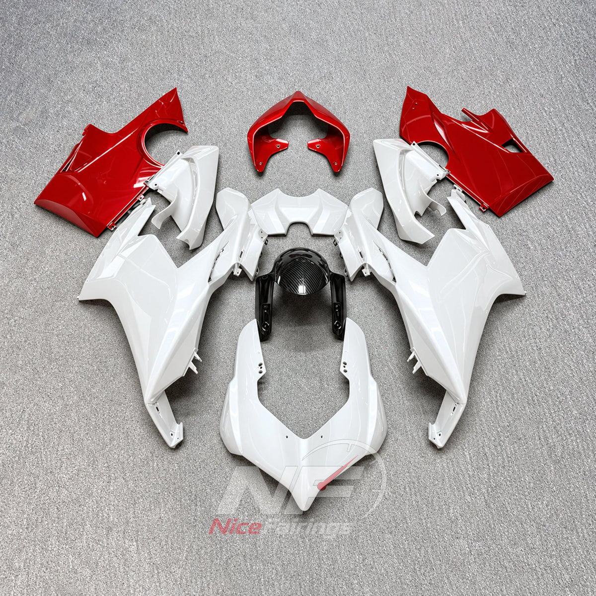 ABS Injection Cowling Kit Fits DUCATI Panigale V4 V4S 2018-2019 - Replacement | NiceFairings - paint design NO.9 option image