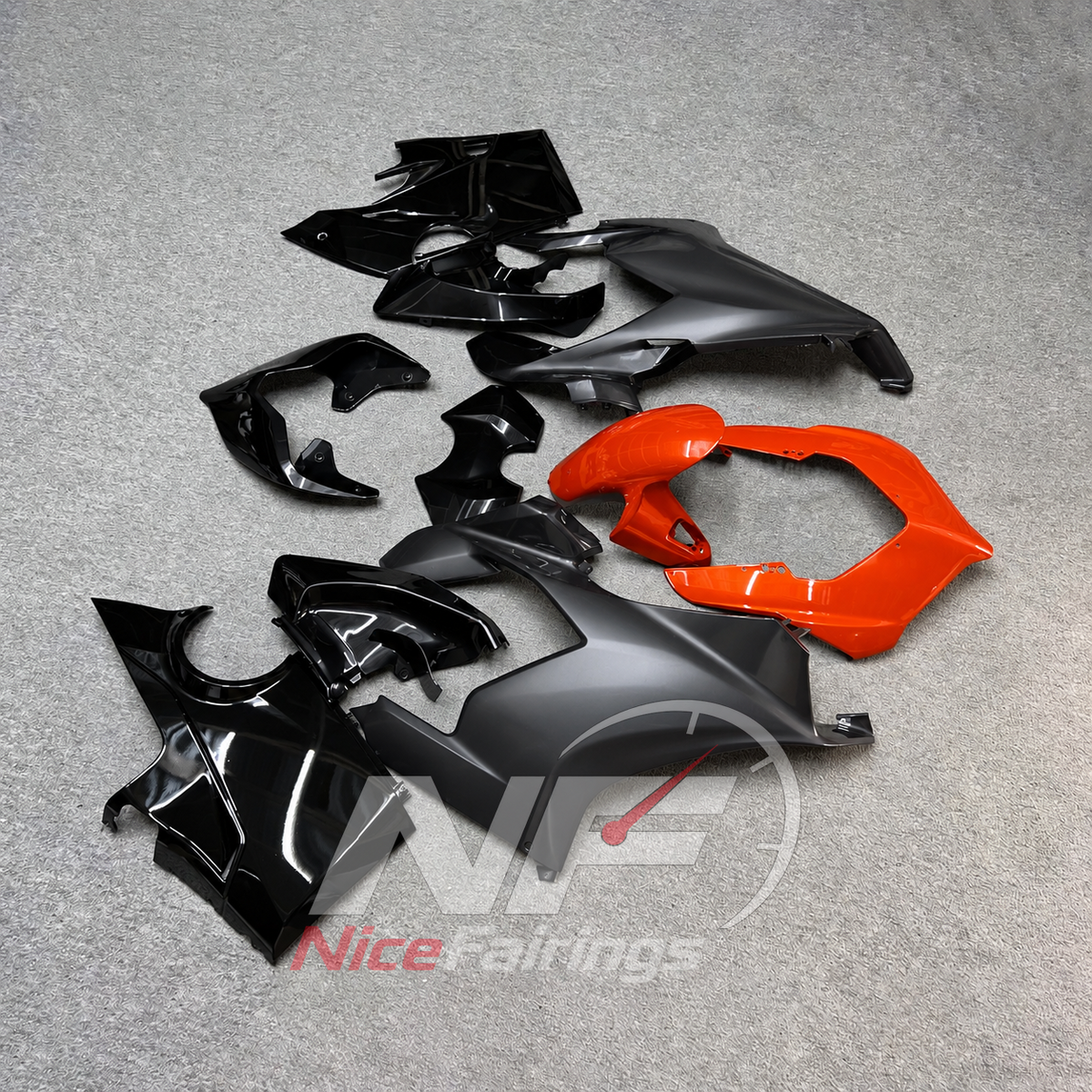 ABS Body Panel Kit Fits DUCATI Panigale V4 V4S 2018-2019 - Painted | NiceFairings - side angle image