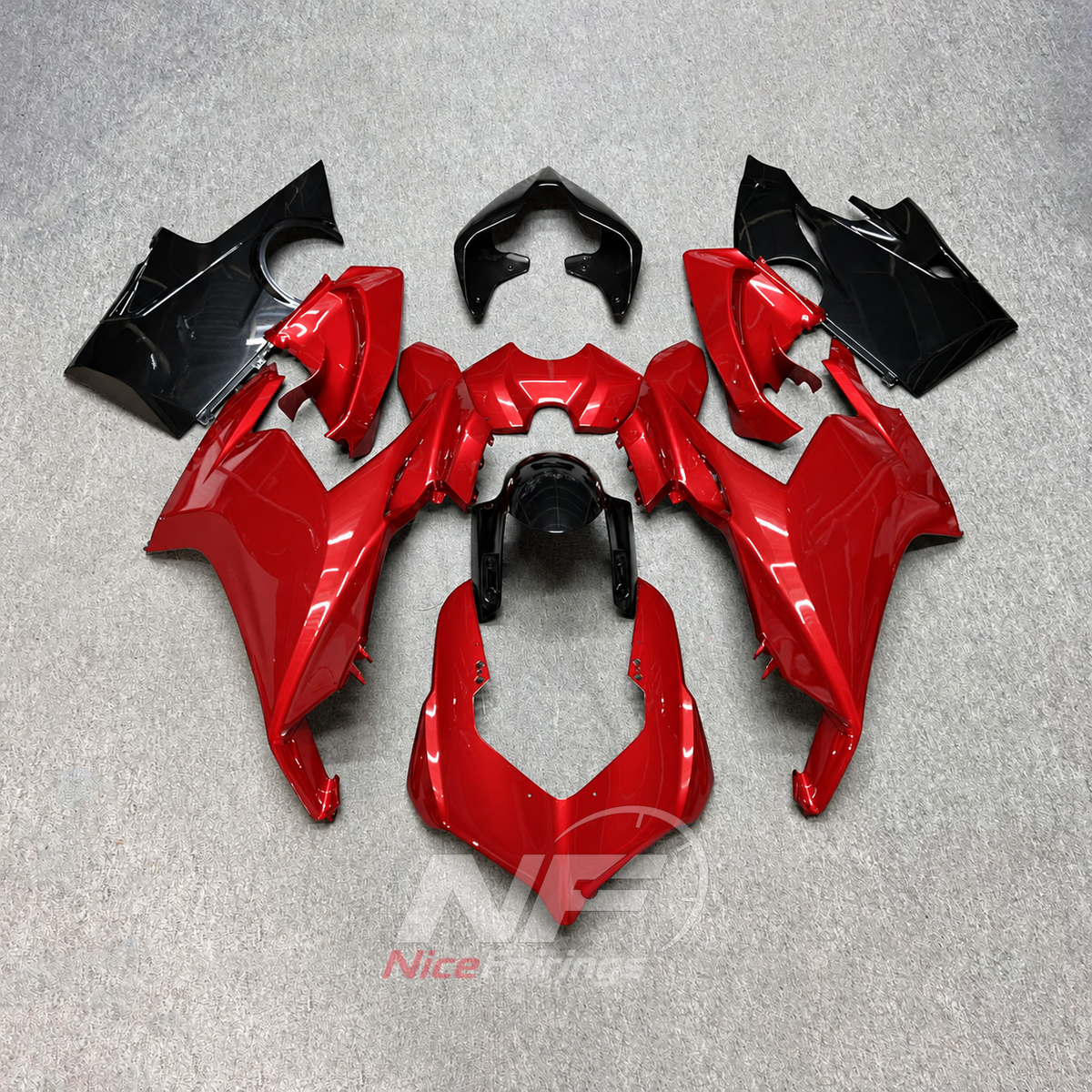 ABS Injection Fairing Kit Fits DUCATI Panigale V4 V4S 2018-2019 - Red Painted | NiceFairings - main product image