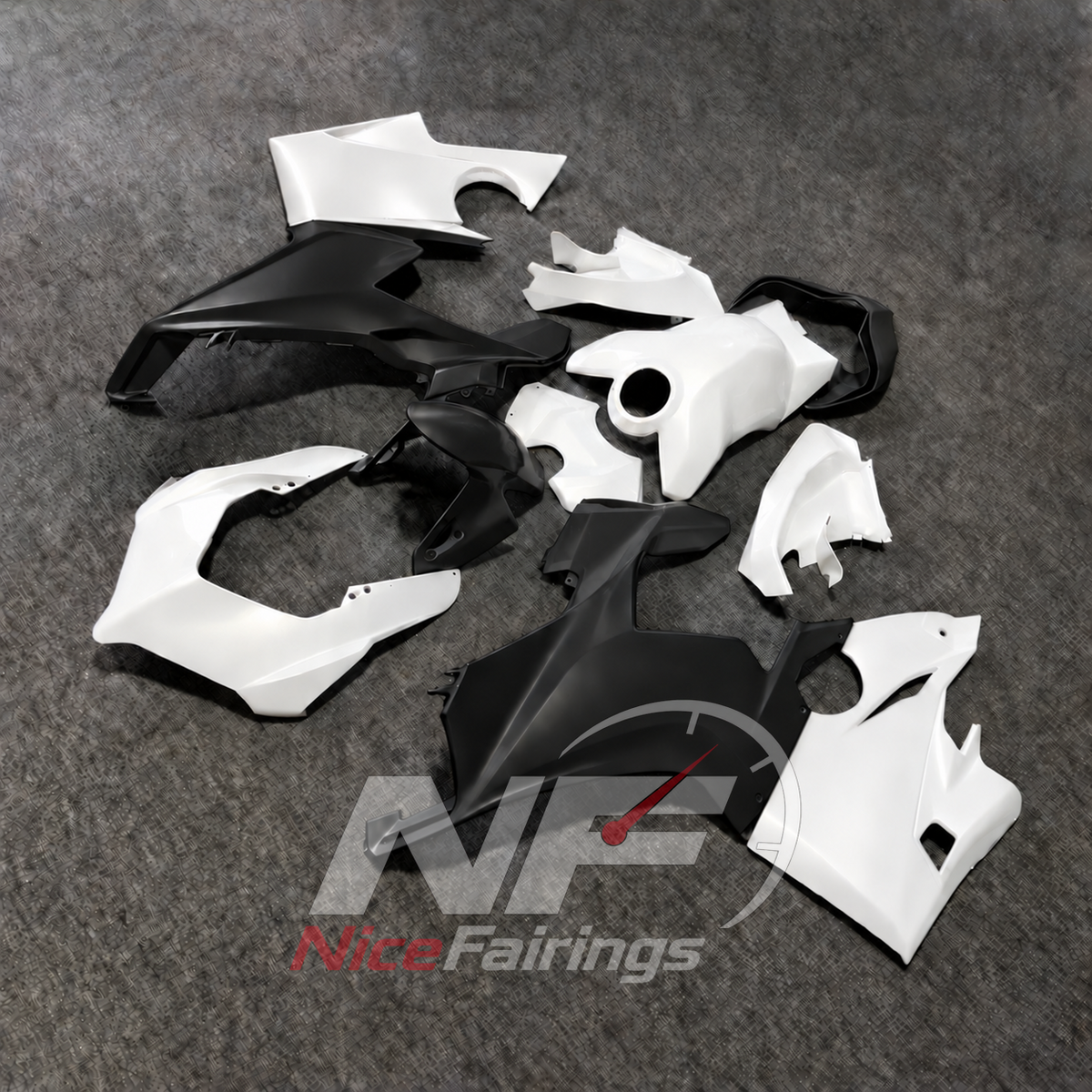 ABS Injection Bodywork Kit Fits DUCATI Panigale V4 V4S 2018-2019 - Replacement | NiceFairings - side angle image