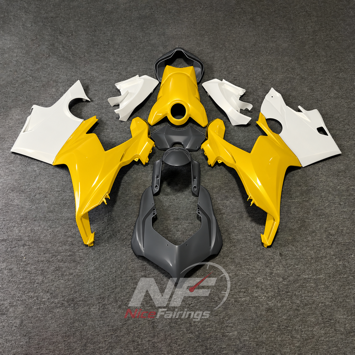 Injection-Molded Fairing Panel Kit Fits DUCATI Panigale V4 V4S 2018-2019 - Custom-Painted | NiceFairings - main product image