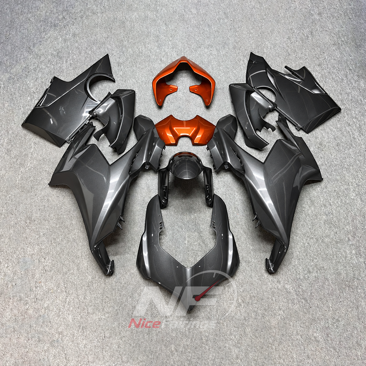 ABS Injection Cowling Kit Fits DUCATI Panigale V4 V4S 2018-2019 - Replacement | NiceFairings - paint design NO.4 option image