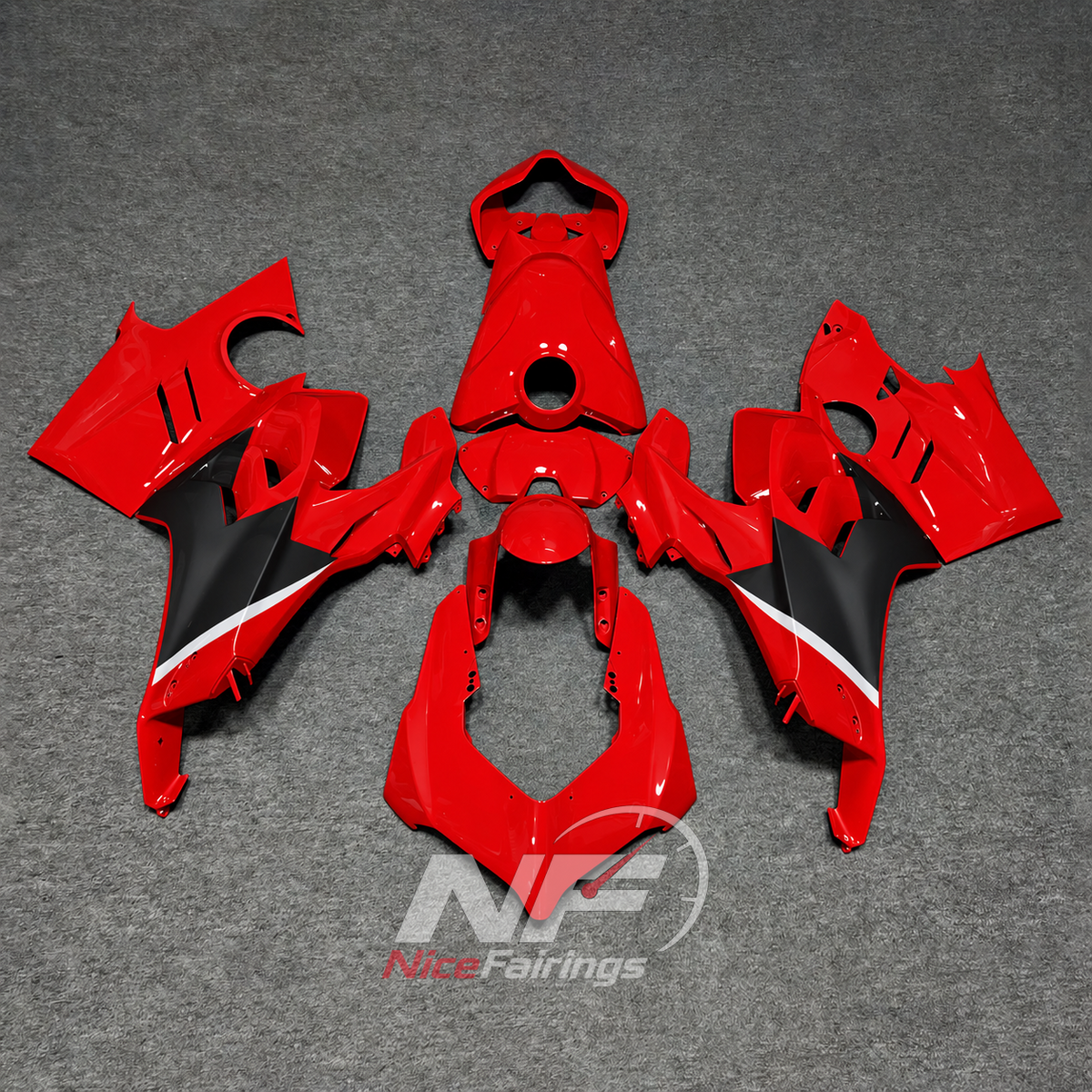 Custom-Painted Sportbike Bodywork Set Fits 2022-2024 DUCATI Panigale V4 V4S - Aero-Dynamic Edition | NiceFairings - paint design NO.2 option image