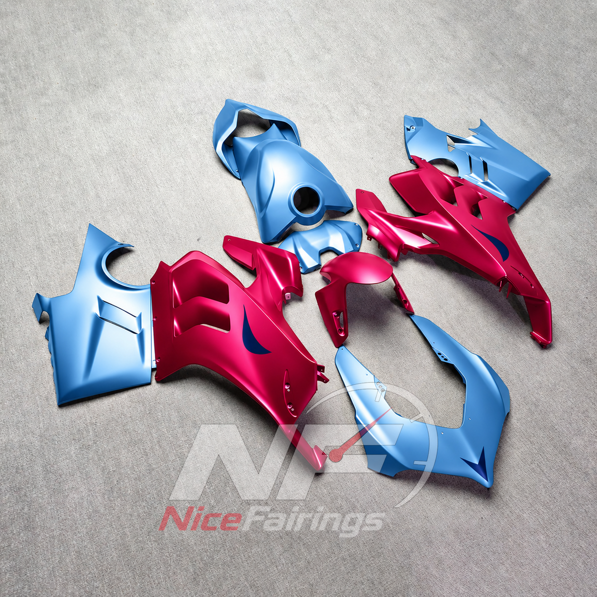 Elite Motorcycle Bodywork Kit Fits 2022-2024 DUCATI Panigale V4 V4S - Circuit Specification | NiceFairings - front angle image