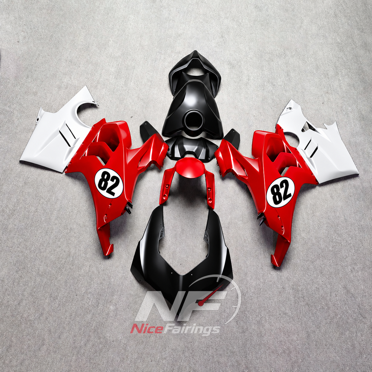 Custom-Painted Sportbike Bodywork Set Fits 2022-2024 DUCATI Panigale V4 V4S - Aero-Dynamic Edition | NiceFairings - main product image