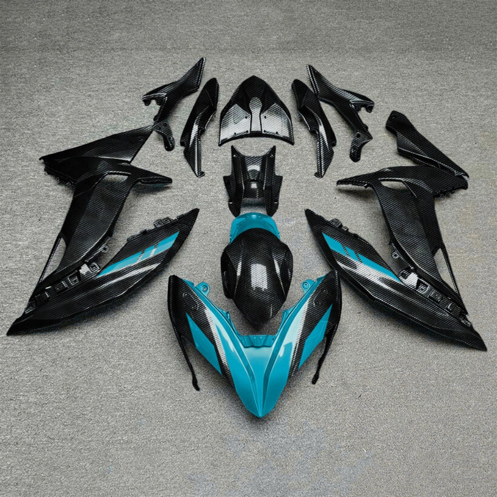 Carbon Fiber Sportbike Fairings Kit for KAWASAKI Ninja 650 ER-6F 2017-2019 - Full Replacement Street Racing Panel Set | NiceFairings