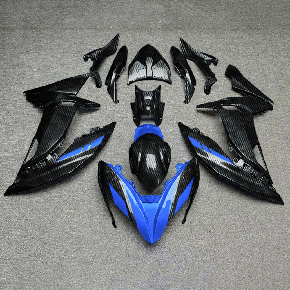 Carbon Fiber Sportbike Fairings Kit for KAWASAKI Ninja 650 ER-6F 2017-2019 - Full Replacement Street Racing Panel Set | NiceFairings