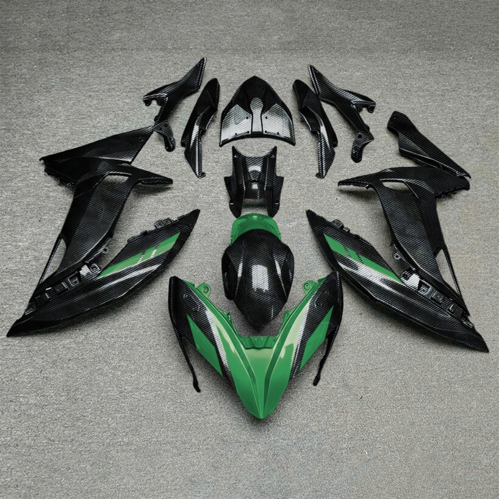 Carbon Fiber Sportbike Fairings Kit for KAWASAKI Ninja 650 ER-6F 2017-2019 - Full Replacement Street Racing Panel Set | NiceFairings