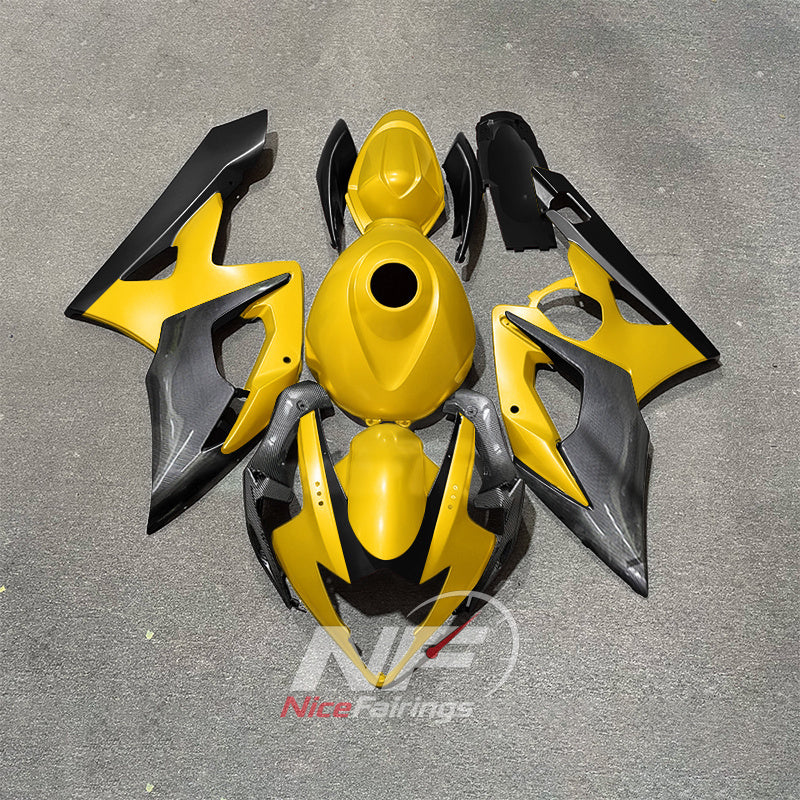 Replacement Red ABS Injection Fairing Kit Fits 2005-2006 SUZUKI GSX-R1000 K5 | NiceFairings - paint design NO.8 option image