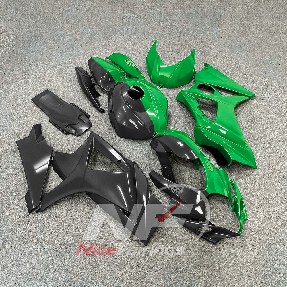 Custom-Painted ABS Injection Fairing Kit Fits 2007-2008 Suzuki GSX-R1000 | NiceFairings - side angle image