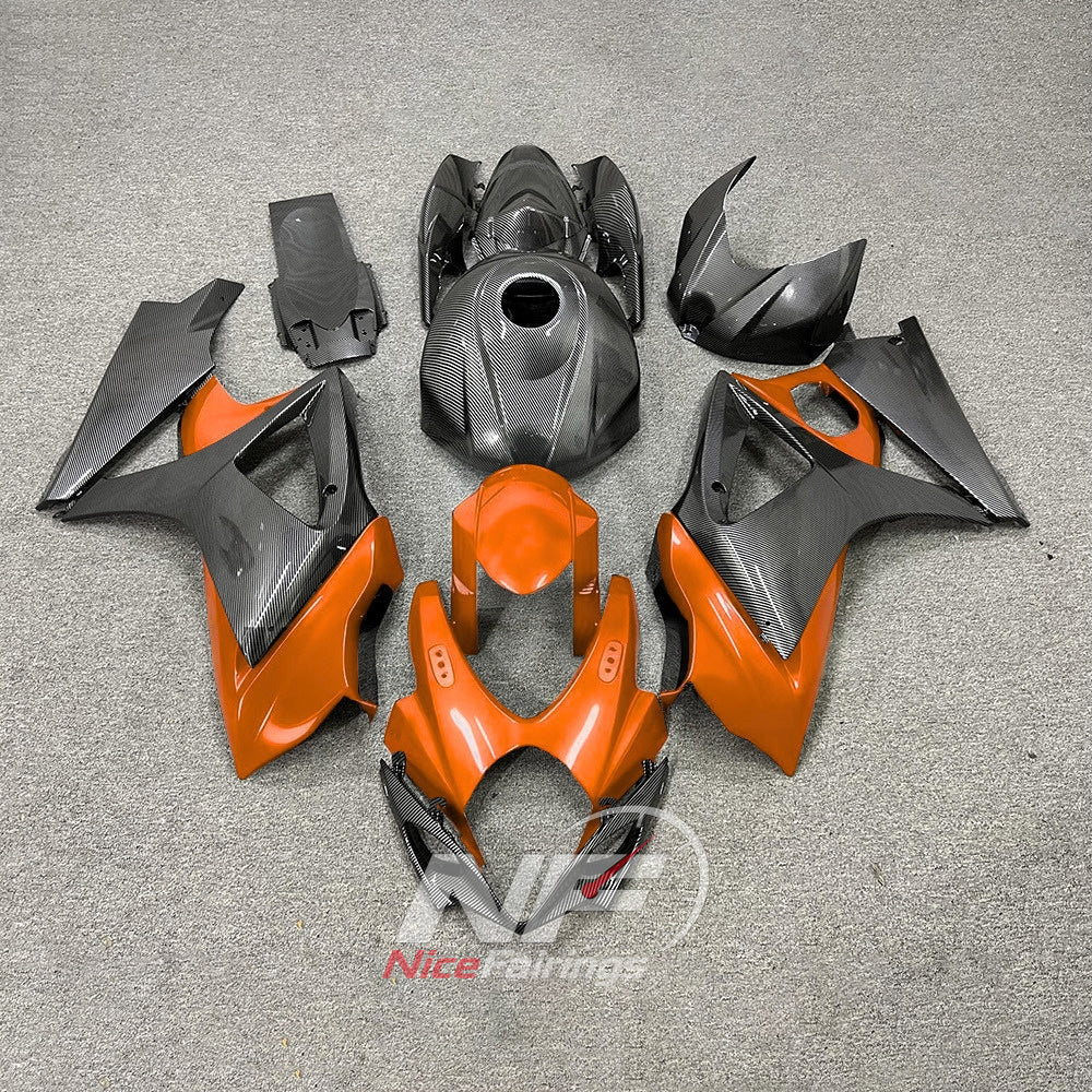 Custom-Painted Injection-Molded Panel Kit Fits Suzuki GSX-R1000 2007-2008 | NiceFairings - paint design NO.2 option image