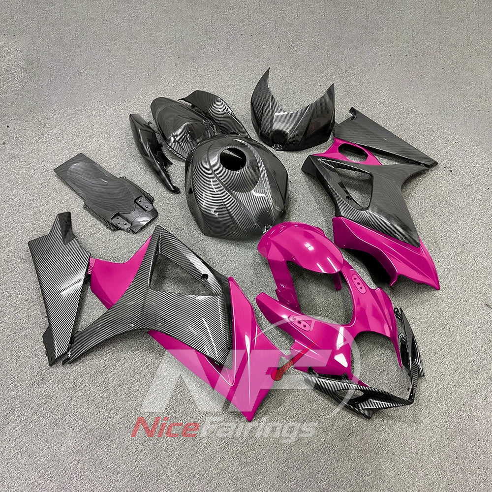 Painted Sportbike Cowling Set Fits 2007-2008 Suzuki GSX-R1000 | NiceFairings - side angle image