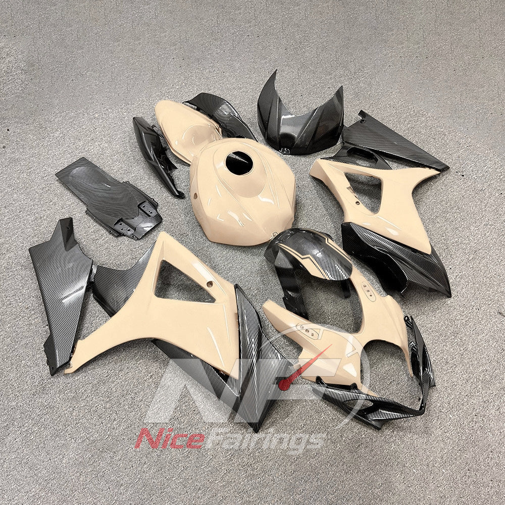 Custom-Painted ABS Plastic Cowling Kit Fits 2007-2008 Suzuki GSX-R1000 | NiceFairings - side angle image
