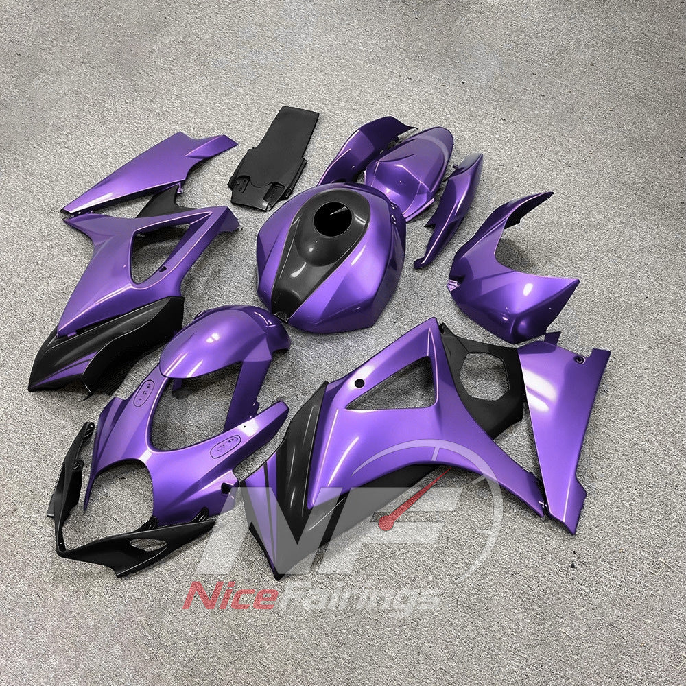 Aftermarket Injection-Molded Fairing Set Compatible with Suzuki GSX-R1000 2007-2008 | NiceFairings - front angle image