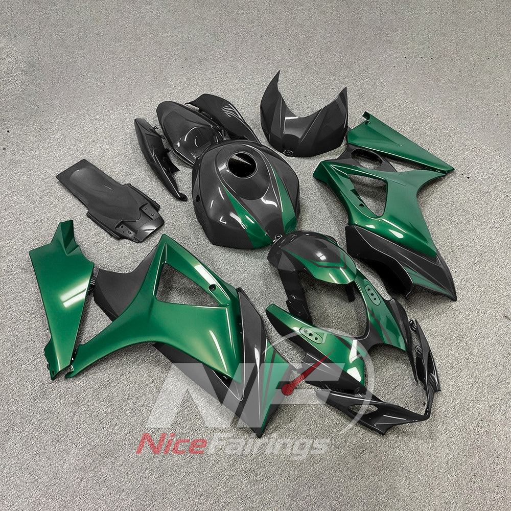 Injection-Molded Bodywork Set Compatible with Suzuki GSX-R1000 2007-2008 | NiceFairings - side angle image