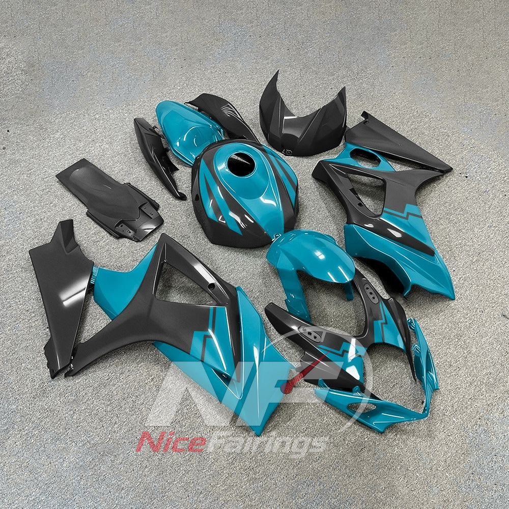 Custom-Painted ABS Fairing Panel Kit Fits Suzuki GSX-R1000 2007-2008 | NiceFairings - side angle image