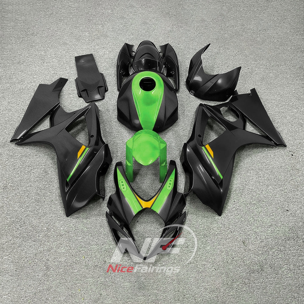 Injection-Molded Bodywork Set Compatible with Suzuki GSX-R1000 2007-2008 | NiceFairings - paint design NO.9 option image