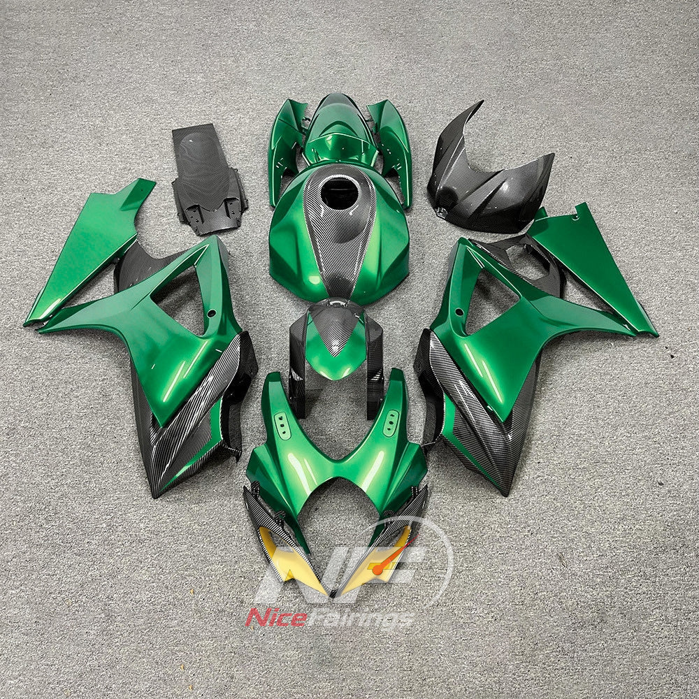 Sportbike Bodywork Set Compatible with Suzuki GSX-R1000 2007-2008 | NiceFairings - paint design NO.6 option image